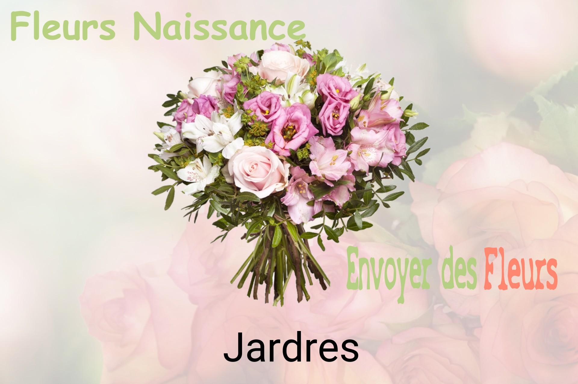 Bouquet de fleurs de naissance livré à Jardres